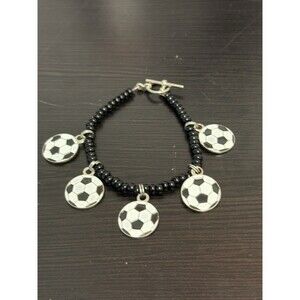 OTC Vintage Soccer Ball Charm Kids Bracelet